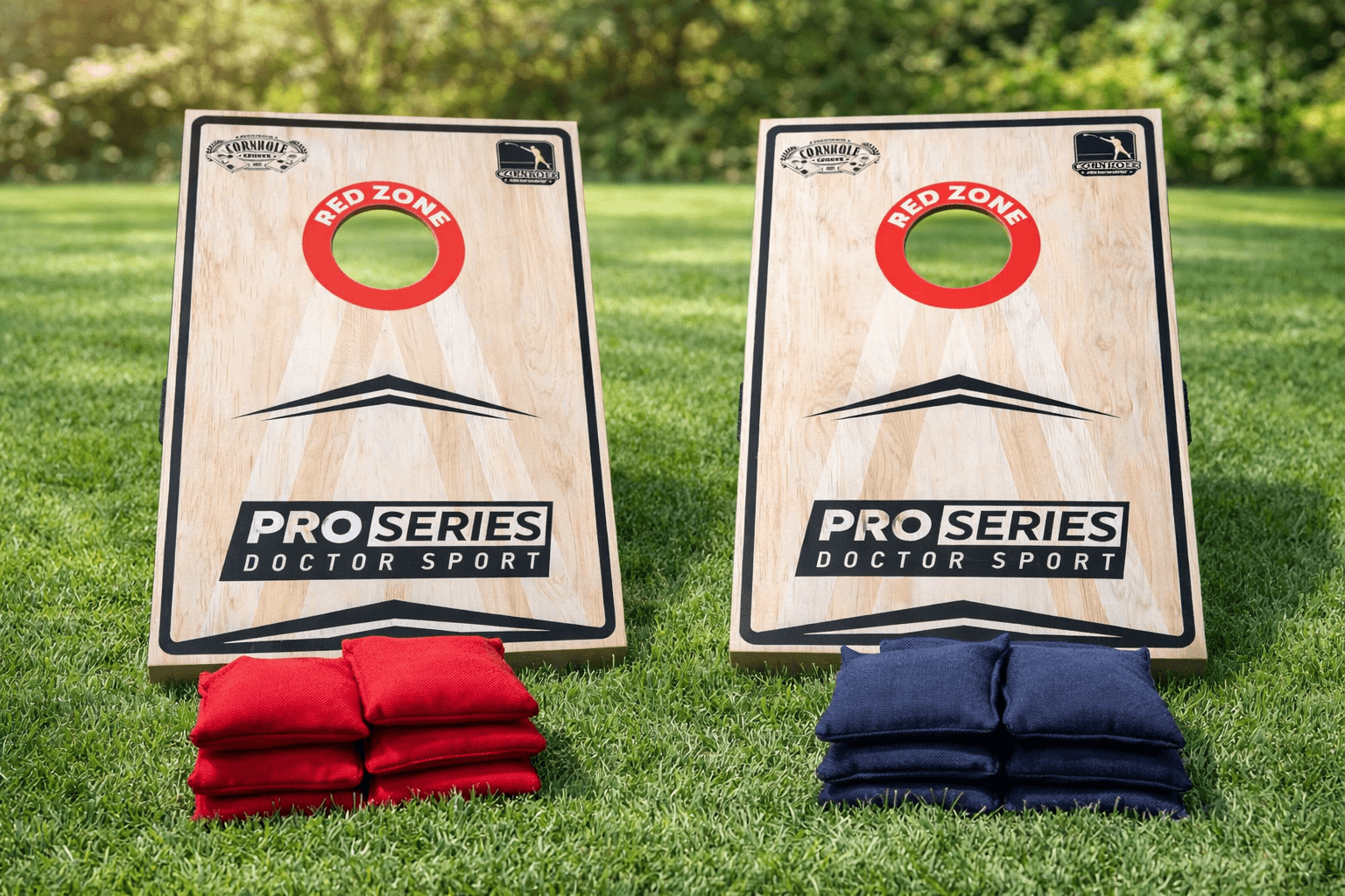 Pro Series Cornhole Set – Sportliches Outdoor-Wurfspiel zu mieten und zu leihen
