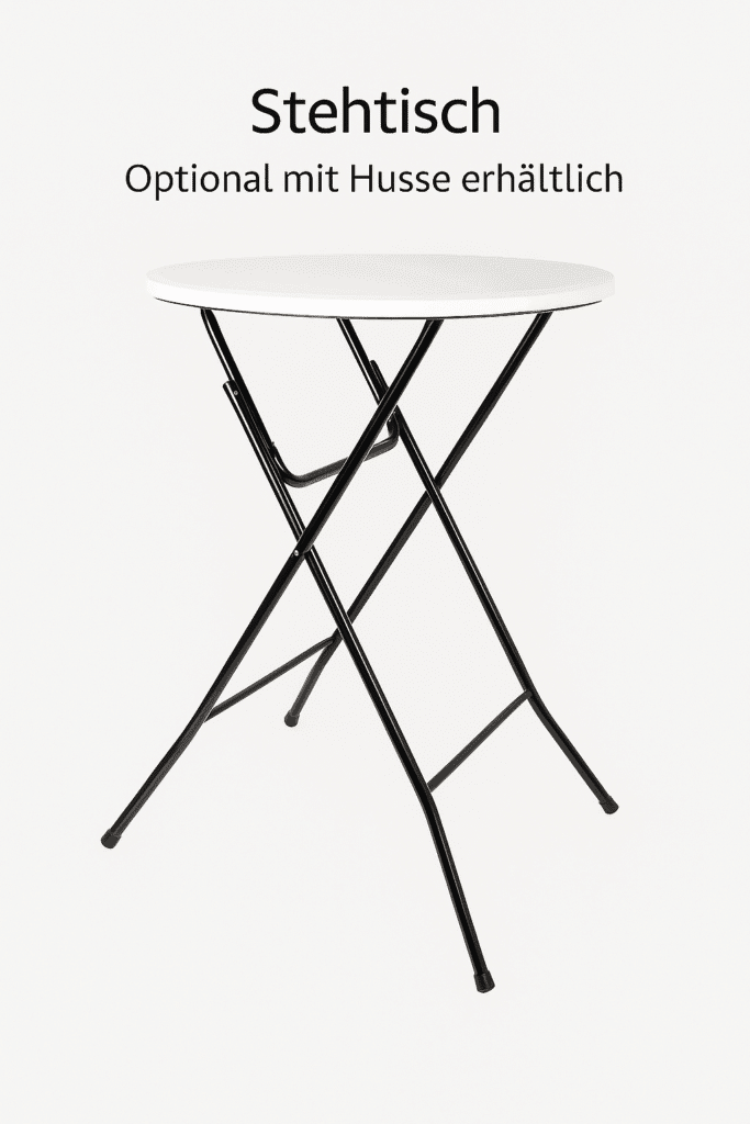 Stehtisch – optional mit Husse