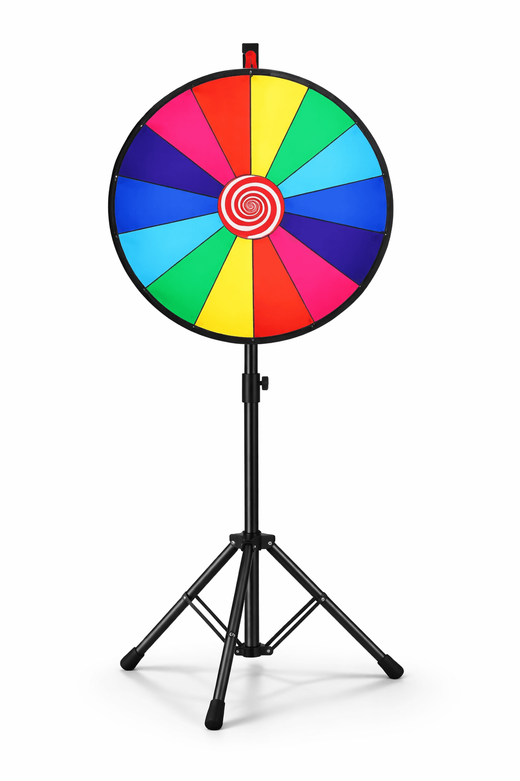 Gewinnspiel-Glücksrad – höhenverstellbar