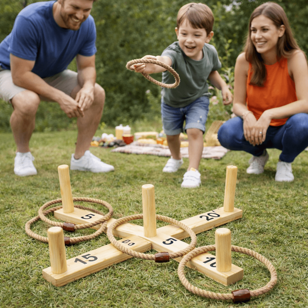 Mega Ringwerfen - Großformatiges Geschicklichkeitsspiel zum Mieten